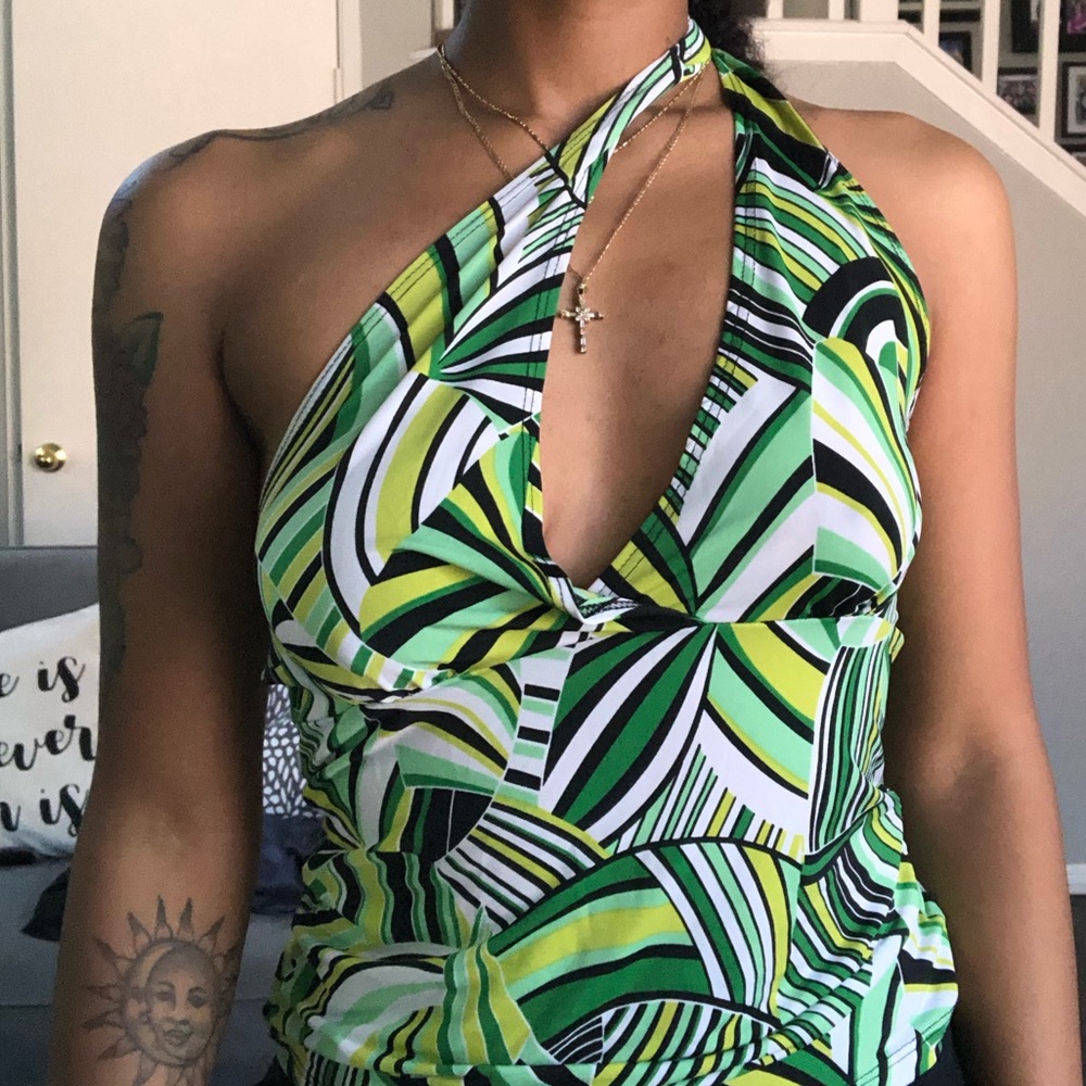 Halter top worn multiple ways
